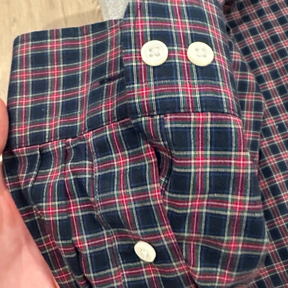 Lauren Ralph Lauren Red Green And Blue Plaid Button Up Long Sleeve Size XL - Picture 6 of 8